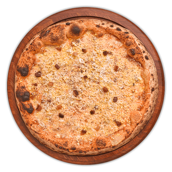 Pizza Artesanal Fermentação Natural Carbonara
